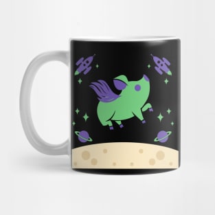 Pigs over a moon Mug